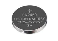 Non Rechargeable Lithium Button Cell 600mAh CR2450 3V Low Internal Resistance