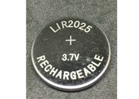 Anti Rust Li Ion Button Cell LIR2025  25mAh PDA Lithium Ion Coin Cell